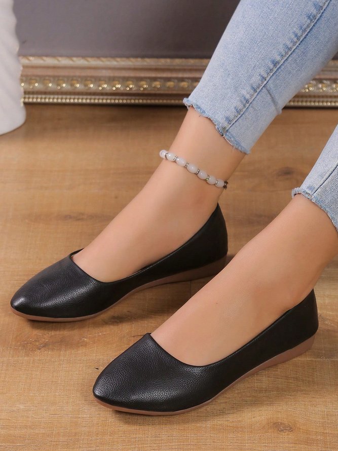 Damen minimalistisch Bequem Pendeln Flache Schuhe