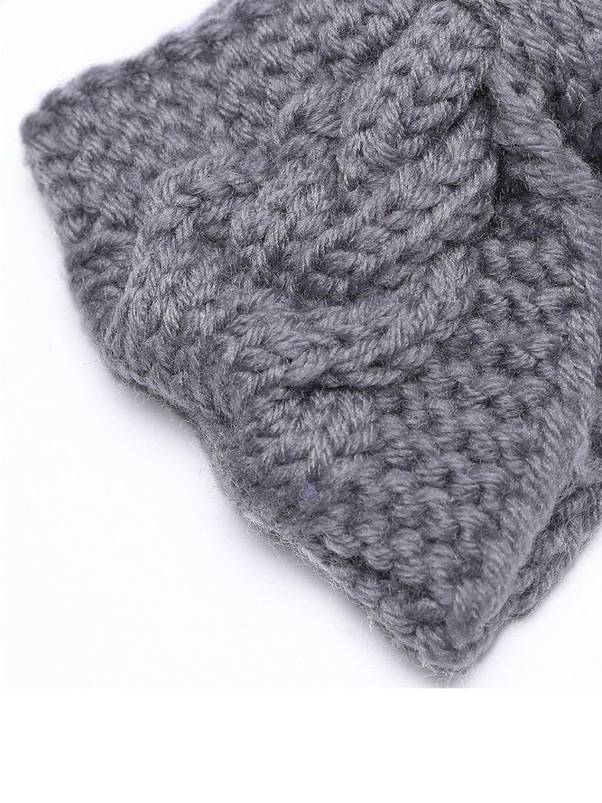 Twist Stricken Schleife Stirnband