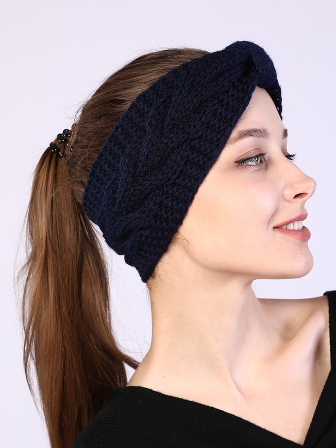 Twist Stricken Schleife Stirnband