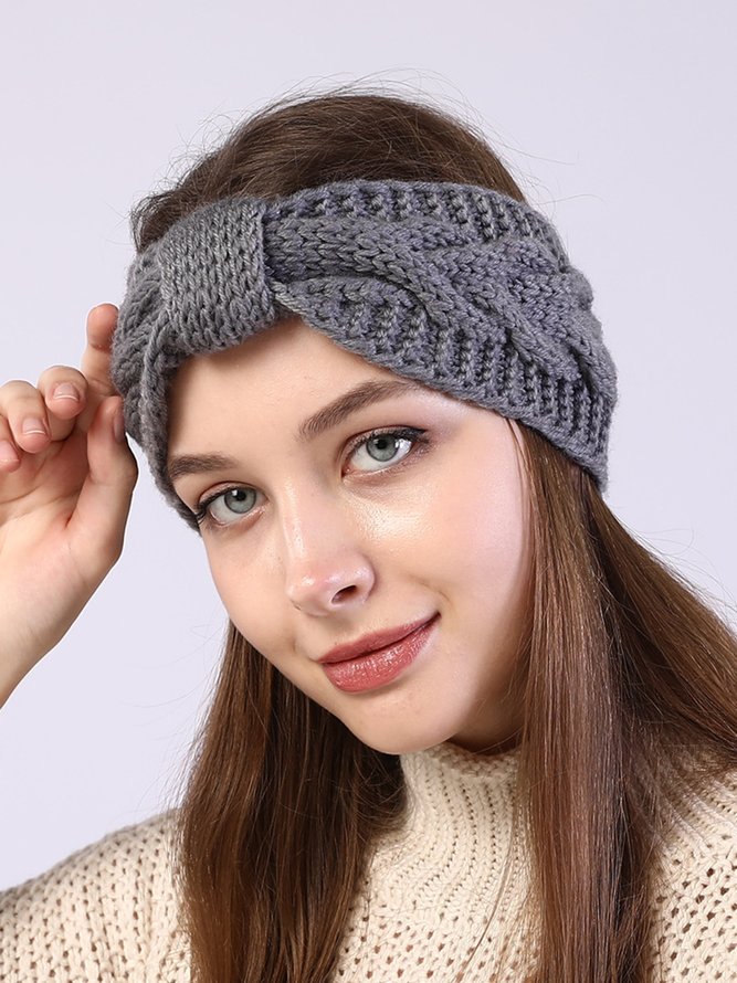 Twist Stricken Schleife Stirnband