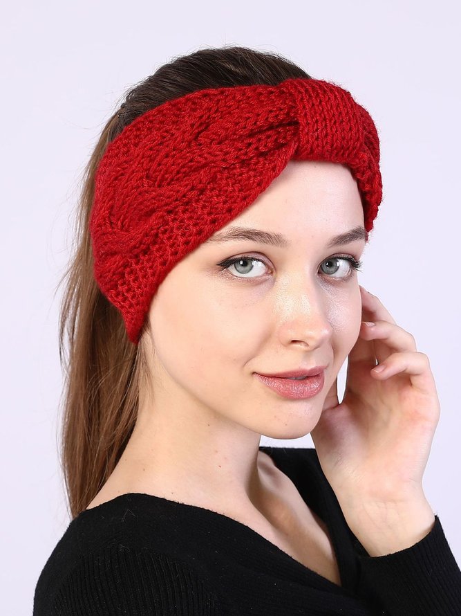 Twist Stricken Schleife Stirnband