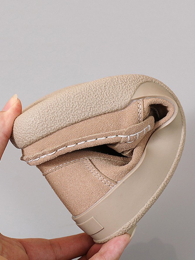Dame minimalistisch Bequem Flach Halbschuhe