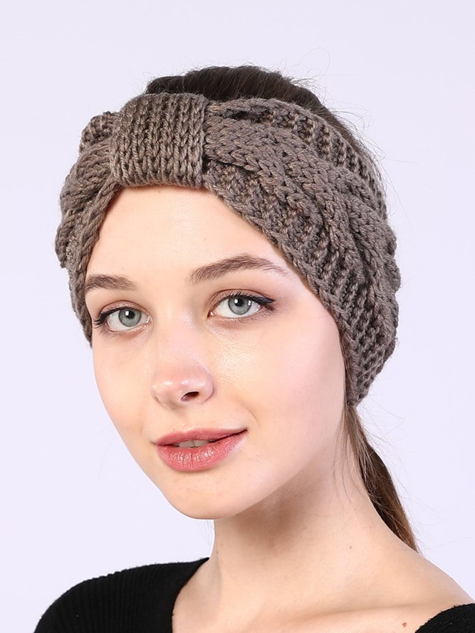 Twist Stricken Schleife Stirnband