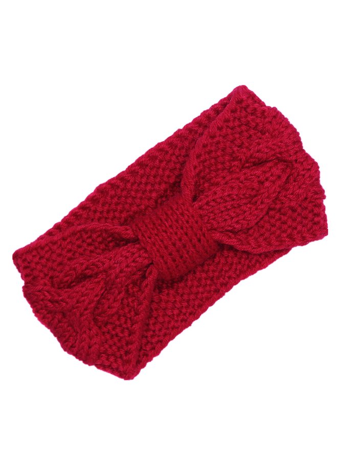 Twist Stricken Schleife Stirnband