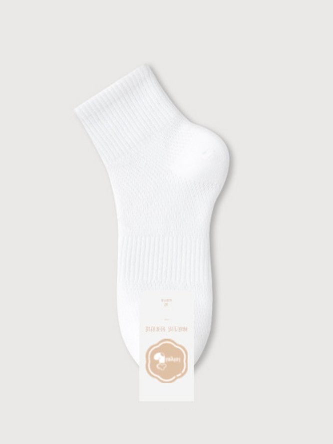 1 Paar Damen Hochelastisch Atmungsaktiv Mitte der Wade Socken