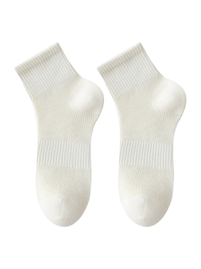 1 Paar Damen Hochelastisch Atmungsaktiv Mitte der Wade Socken