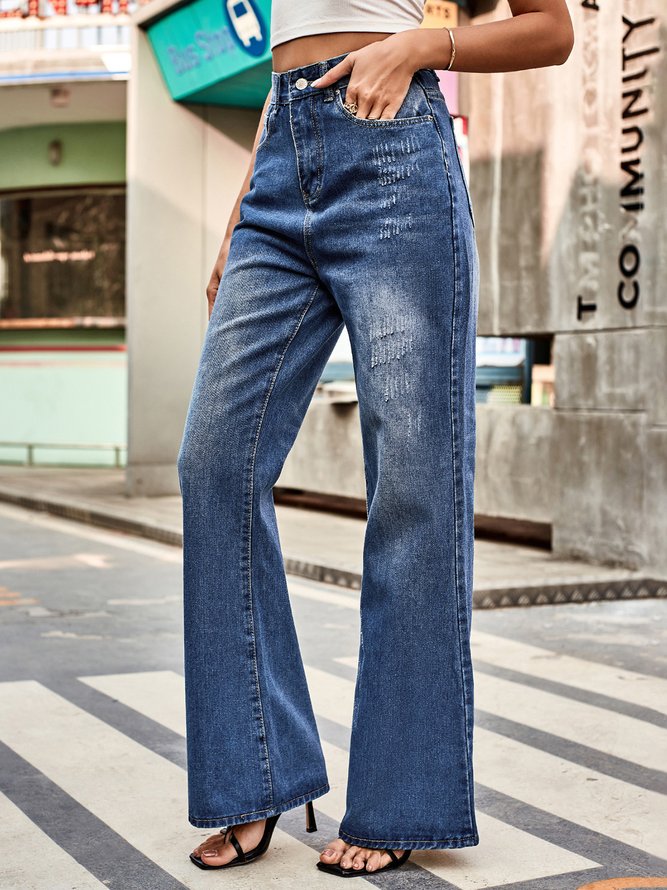 Denim Lässig Jeans