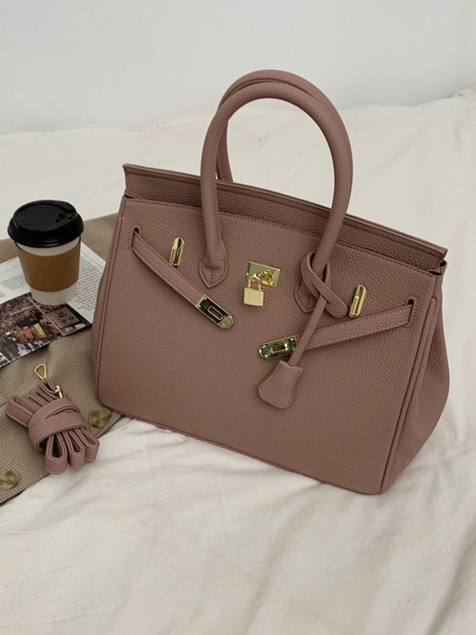 GROSSE KAPAZITÄT Drehverschluss Handtasche Umhängetasche