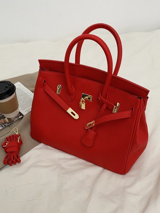 GROSSE KAPAZITÄT Drehverschluss Handtasche Umhängetasche