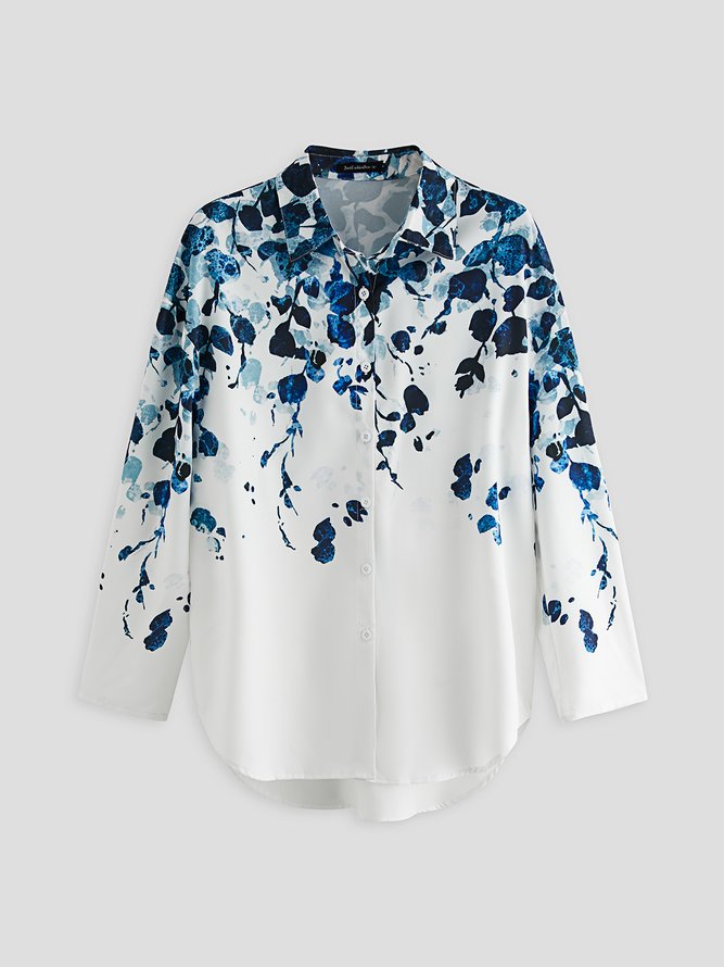 Lässige Geblümte Shirts