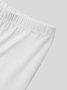 Baumwolle Lässig Urlaub Leggings