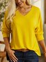 Damen Lässig Blusen&Shirts Tunika Bluse Pullover