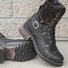 Damen Bequem Outdoor Stiefelette Lässig Reißverschluss Stiefelette