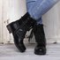 Damen Bequem Outdoor Stiefelette Lässig Reißverschluss Stiefelette