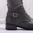 Damen Bequem Outdoor Stiefelette Lässig Reißverschluss Stiefelette