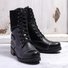 Damen Bequem Outdoor Stiefelette Lässig Reißverschluss Stiefelette