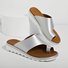 Damen Bequem Plateau Sandale Schuhe