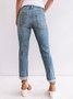 Retro Denim Jeans mit Taschen