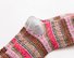 Rote Gestrickte Socken
