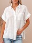 Kurzarm Lässige Shirts & Blusen mit Hemdkragen