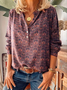 Print Langarm Shirts & Blusen
