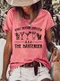 Damen Kurzarm T-Shirts T-Shirt Rundhals Lässig Sommer Oberteile