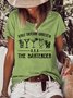 Damen Kurzarm T-Shirts T-Shirt Rundhals Lässig Sommer Oberteile