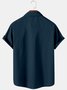Hawaiische Retro Herren Lässig Kurzarm Bluse