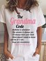 Damen Buchstabe Kurzarm T-Shirts T-Shirt Rundhals Lässig Sommer Oberteile