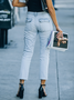 Regelmäßige Passform Taschen Individualität Jeans