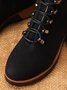 Retro Veloursleder Reißverschluss Martin Stiefelette