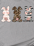 Damen Tier Kurzarm T-Shirts T-Shirt Rundhals Lässig Sommer Oberteile