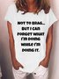 Damen Buchstabe Kurzarm T-Shirts T-Shirt Rundhals Lässig Sommer Oberteile