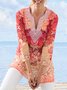 Locker Urlaub Langarm Blusen & Shirts Tunika