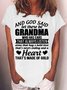 Damen Textbriefe Langarm T-Shirts T-Shirt Rundhals Lässig Frühling/Herbst Oberteile