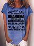 Damen Textbriefe Langarm T-Shirts T-Shirt Rundhals Lässig Frühling/Herbst Oberteile