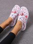 Krankenschwester Kampf Epidemie Print Atmungsaktiv Tüll Mesh Leicht Sneakers