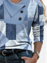 Asymmetrisch Geometrisch Lässig Blusen & Shirt