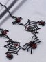 Damen Straße Alle Jahreszeiten Halloween Party Strass Strass Strass Standard Individualität Halsketten Halskette