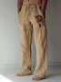 Baumwolle Retro Mädchen Print Lässig Elastische Taille Hose