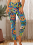 Damen Katze Einfach Alle Jahreszeiten Lang Leggings