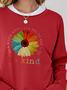 Text Letters Casual Sweatshirts