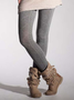 Lässig Fest Unifarben Leggings