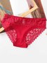 Sexy Spitze Atmungsaktiv Slips Große Größen