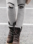 Lässig Abstrakt Fest Leggings