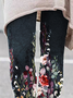 Geblümt Regelmäßige Passform Leggings