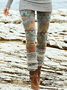 Gummiband Fest Retro Leggings