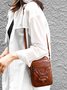 Antiquität Weich Leder Postleitzahl multi Tasche Carmen Umhängetasche
