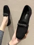 Unifarben Kunstwildleder Elegant Schuhe für Damen