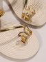 Strass & Schmetterling Dekor Schuhspitze Ring Riemchensandalen
